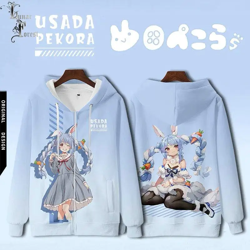 Мужские/женские осенние модные толстовки VTuber Usada Beijing Ora с 3D принтом японские на