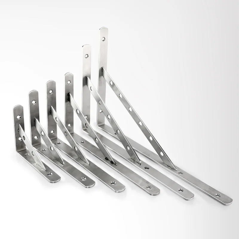 Треугольный угловой кронштейн тяжелая опора настенный для настольной полки |