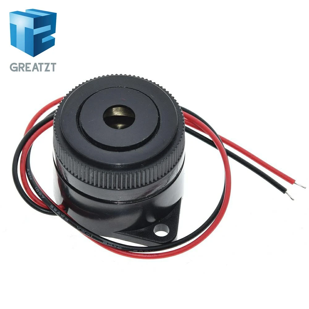 GREATZT QSI 2910 90DB зуммер 29 5x24 5mm DC 12V активный пьезоэлектрический непрерывный звуковой
