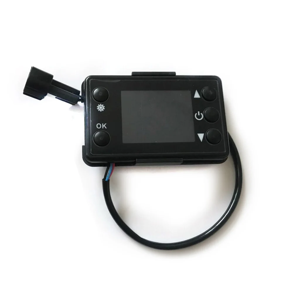 12 V/24 V ЖК-дисплей монитор переключатель+ пульт дистанционного управления Управление аксессуары для автомобиля трек Дизели нагреватель воздуха на дизельном топливе, стояночный отопитель
