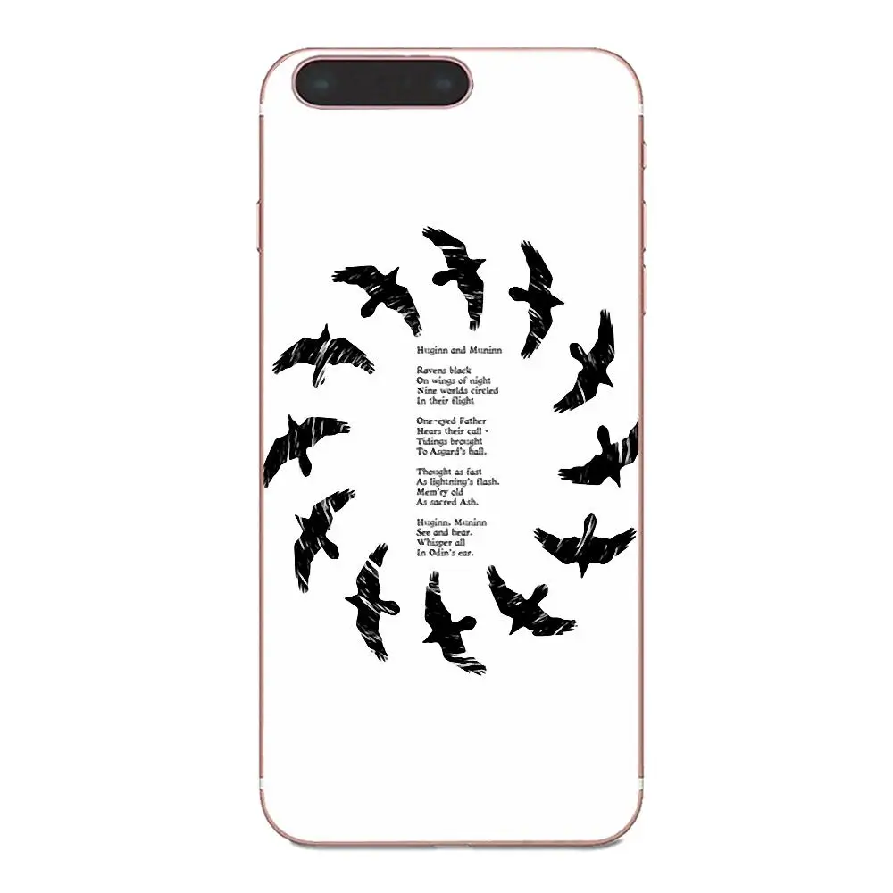 Viking Odin Norse Huginn And Muninn мягкий дизайн под заказ для Xiaomi Redmi 3 3S 4 4A 4X 5 6 6A 7 K20 Note 2 5A Plus Pro |