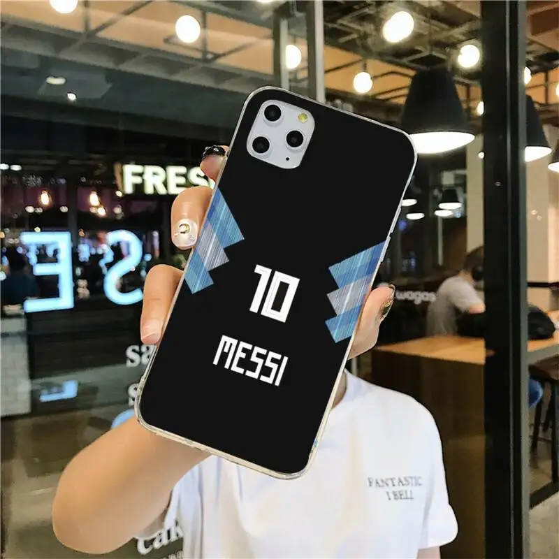 

Football MESSI Phone Case for iphone 12 pro max mini 11 pro XS MAX 8 7 6 6S Plus X 5S SE 2020 XR cover