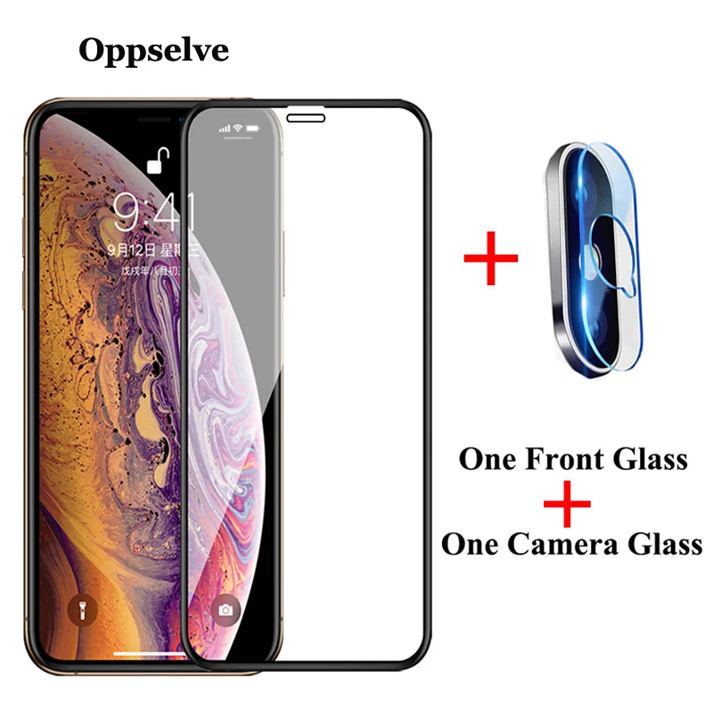 Защитное стекло с полным покрытием для iPhone 11 Pro Max XS XR X 8 7 6 6S Plus защита экрана