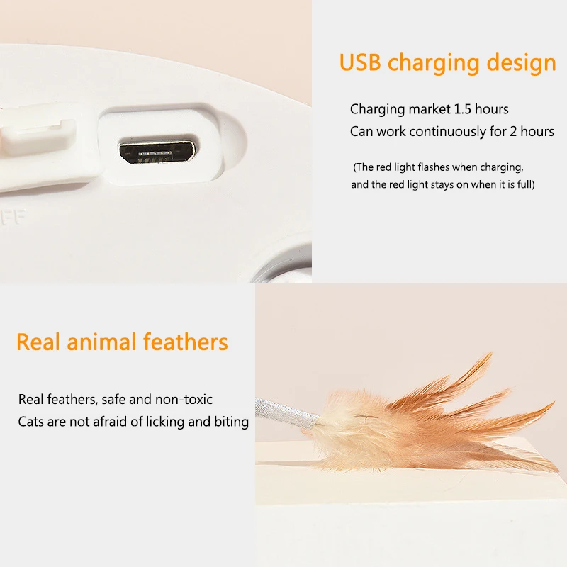 Плюшевая имитация мыши кота игрушки с USB-зарядкой таймер для сна игрушка домашних