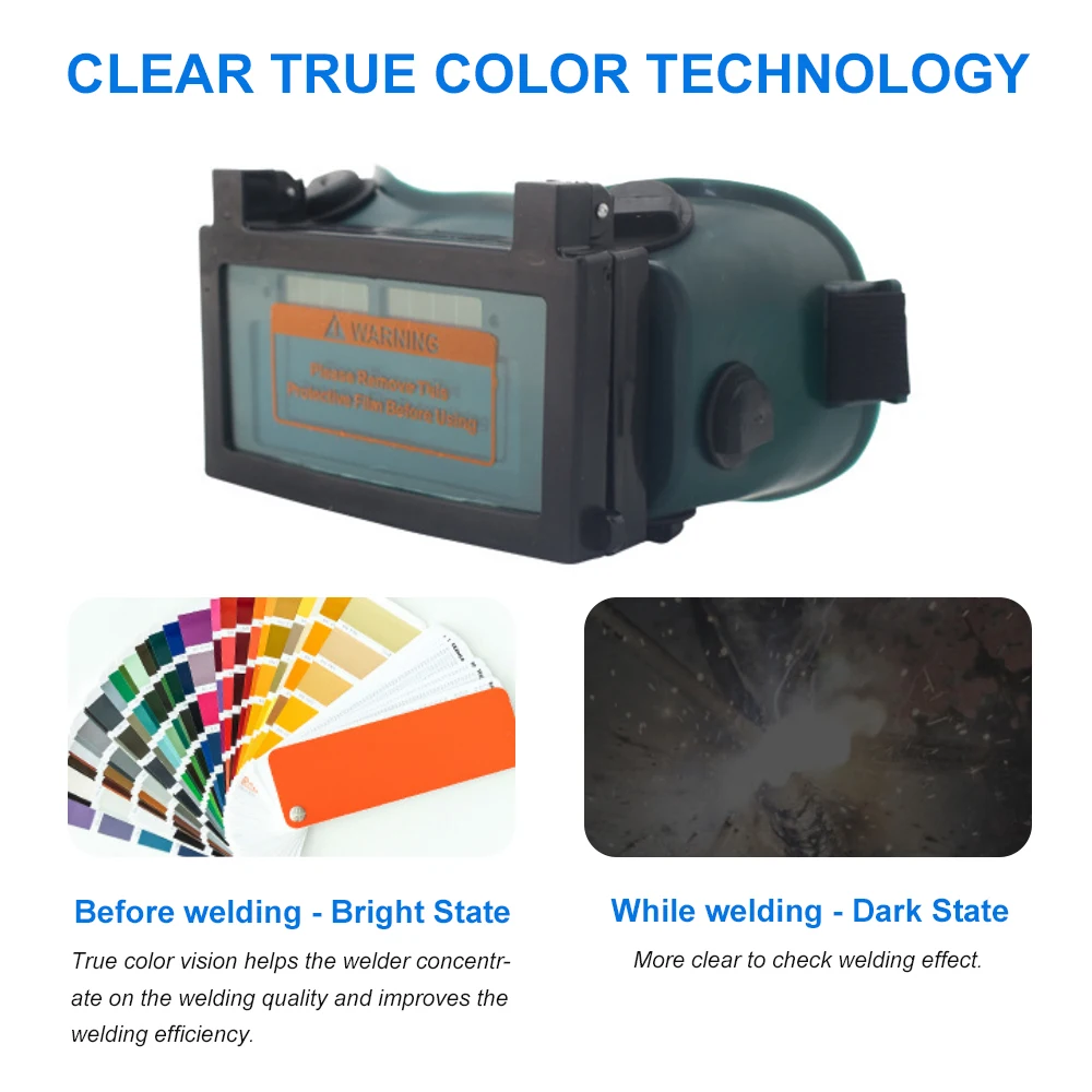 Солнечные автоматические сварочные очки с переменсветильник и двойным