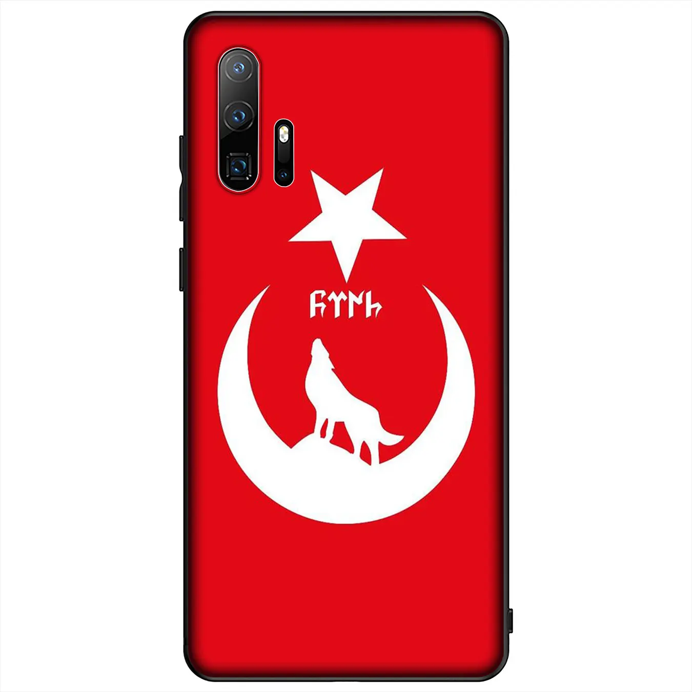 Мягкий силиконовый чехол IYICAO с изображением турецкого волка для Huawei Y9 Y7 Y6 Prime 2019