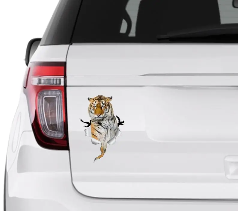 

Car sticker Tiger sticker Wild animals decal Tiger decal Water bottle sticker Tiger gift Joe exotic sticker Cat sticker