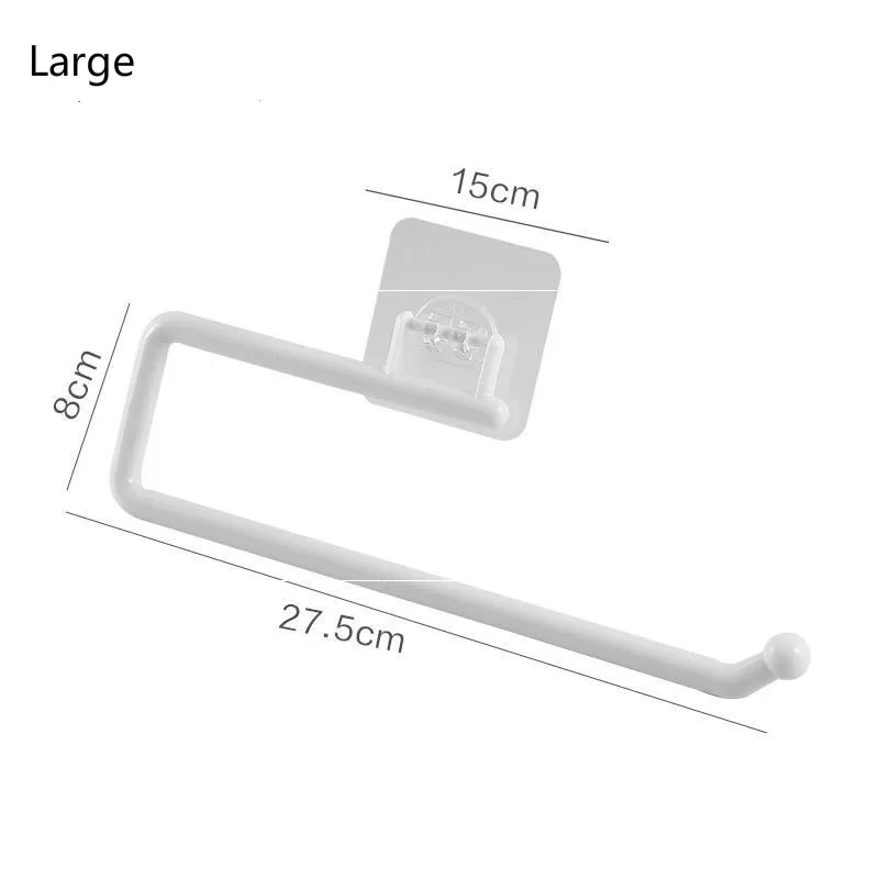 

Wall Tissue Hanger Towel Hanger Rack Toilet Paper Holders Bathroom Accessories Organizer Shelf Kitchen Paper Roll Holder