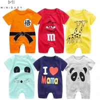 2021 brand summer baby girl clothes one pieces jumpsuits baby clothing cotton short romper infant girls clothes roupas menina