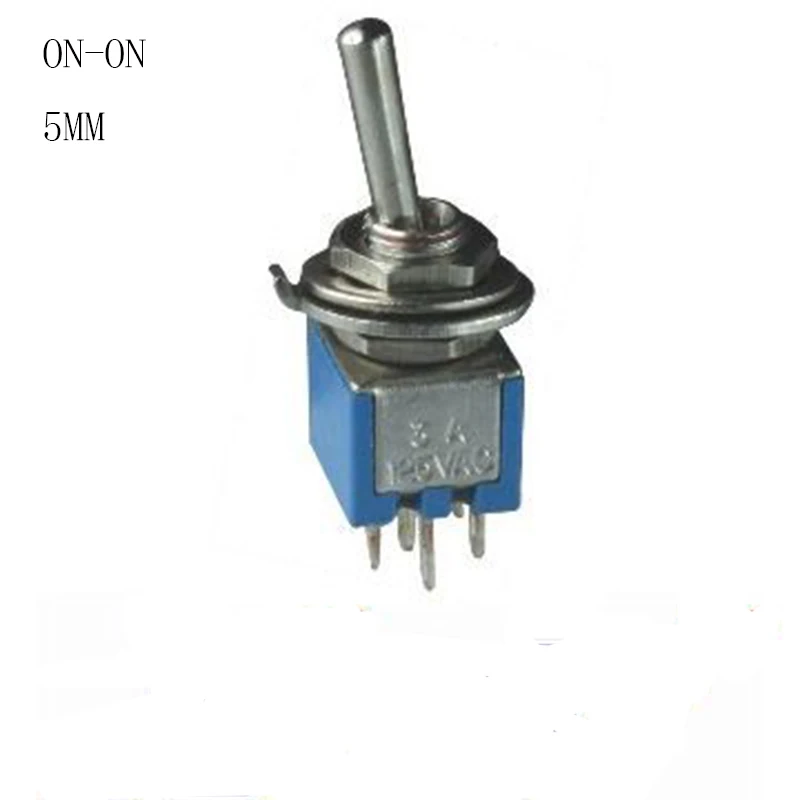

Мини-переключатель 6-контактный 5 мм ON-ON DPDT CQC UL ROHS AC 3A/125V, новый рекламный микропереключатель