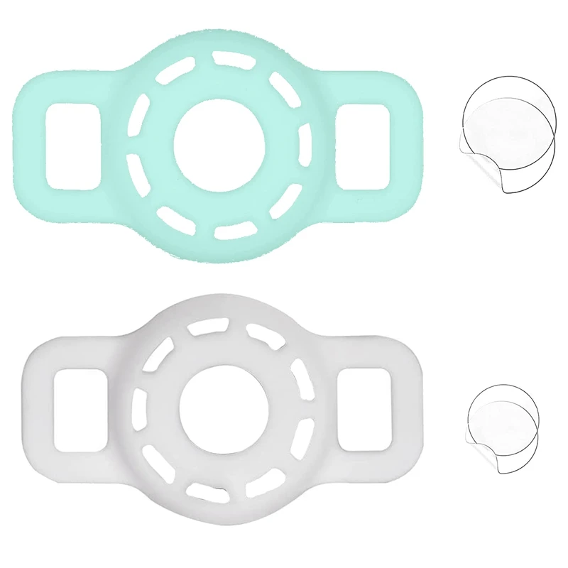 

2Pcs Airtag Pet Collar Holder for Apple Air Tag Cat Collar Holder Within 1/2Inch,Cat Dog Collar Holder