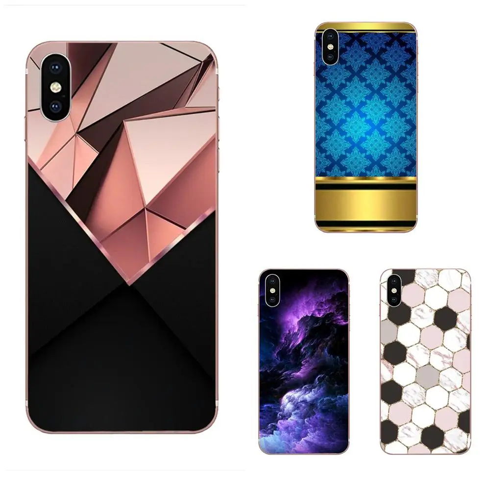 Красивые чехлы для телефонов с принтом в мраморную полоску Xiaomi Redmi Note 2 3 3S 4 4A 4X5 5A 6