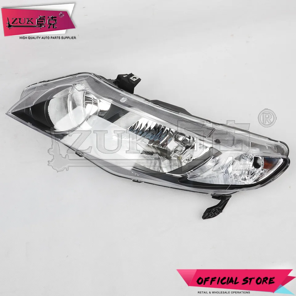 ZUK галогенные лампы головного светильник фара в сборе для HONDA CIVIC FA1 2009 2010 2011