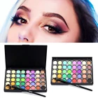 40 цветов матовые тени для век Палитра блестящие тени для век водостойкие стойкие поддоны для макияжа мерцающие Модные женские красивые глаза