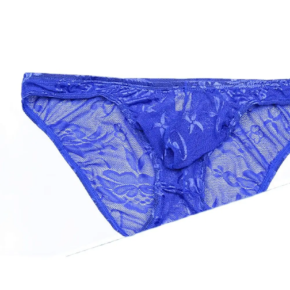 Мужские трусы из сетчатой пряжи кружевные воздухопроницаемое тонкое