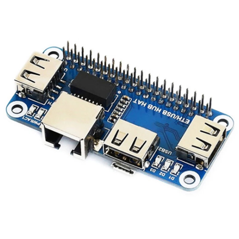 

for Raspberry PI 4/Zero W USB to Ethernet RJ45 Network Port USB HUB Splitter