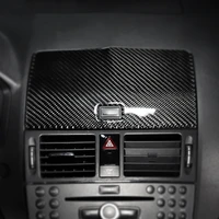car styling center console navigation panel decoration sticker trim for mercedes benz c class w204 2007 10 interior accessories