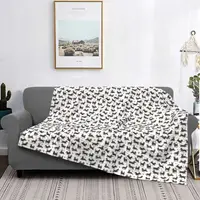 Lancashire Heeler  Blanket Dog Puppy Pattern Plush Warm Soft Flannel Fleece Throw Blankets For Sofa BedSheet Cover
