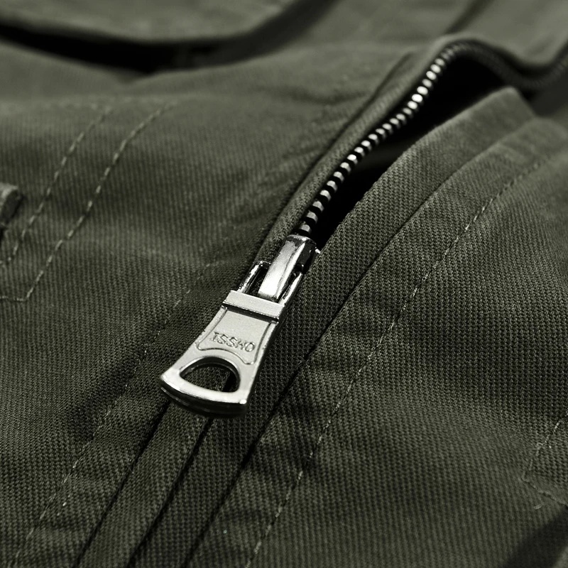 

Denim Mens Cotton Vests with Many Pockets Casual Military Multi-pocket Army Khaki Waistcoat Sleeveless Jacket Male 2020