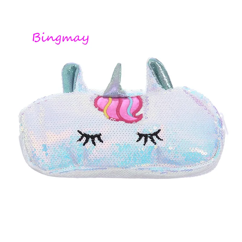 Блестки детский пенал единорог мультфильм Детские Канцелярские принадлежности