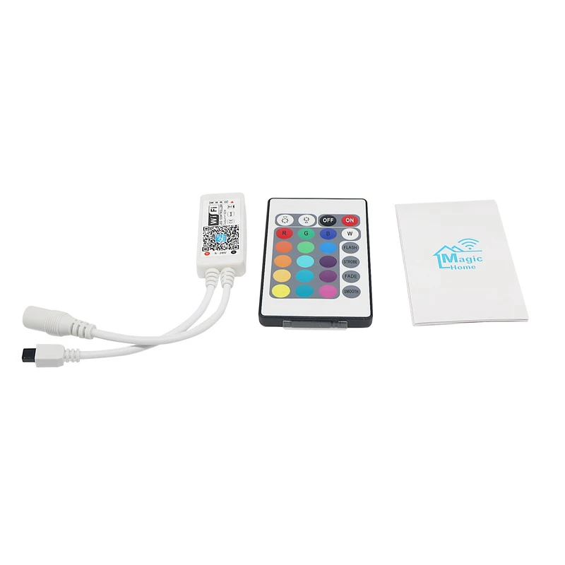 SZYOUMY LED Wifi 24 IR Key Remote Controller DC 5-28V Mini Light RGB By Android IOS APP For SMD 3528 5050 | Лампы и освещение