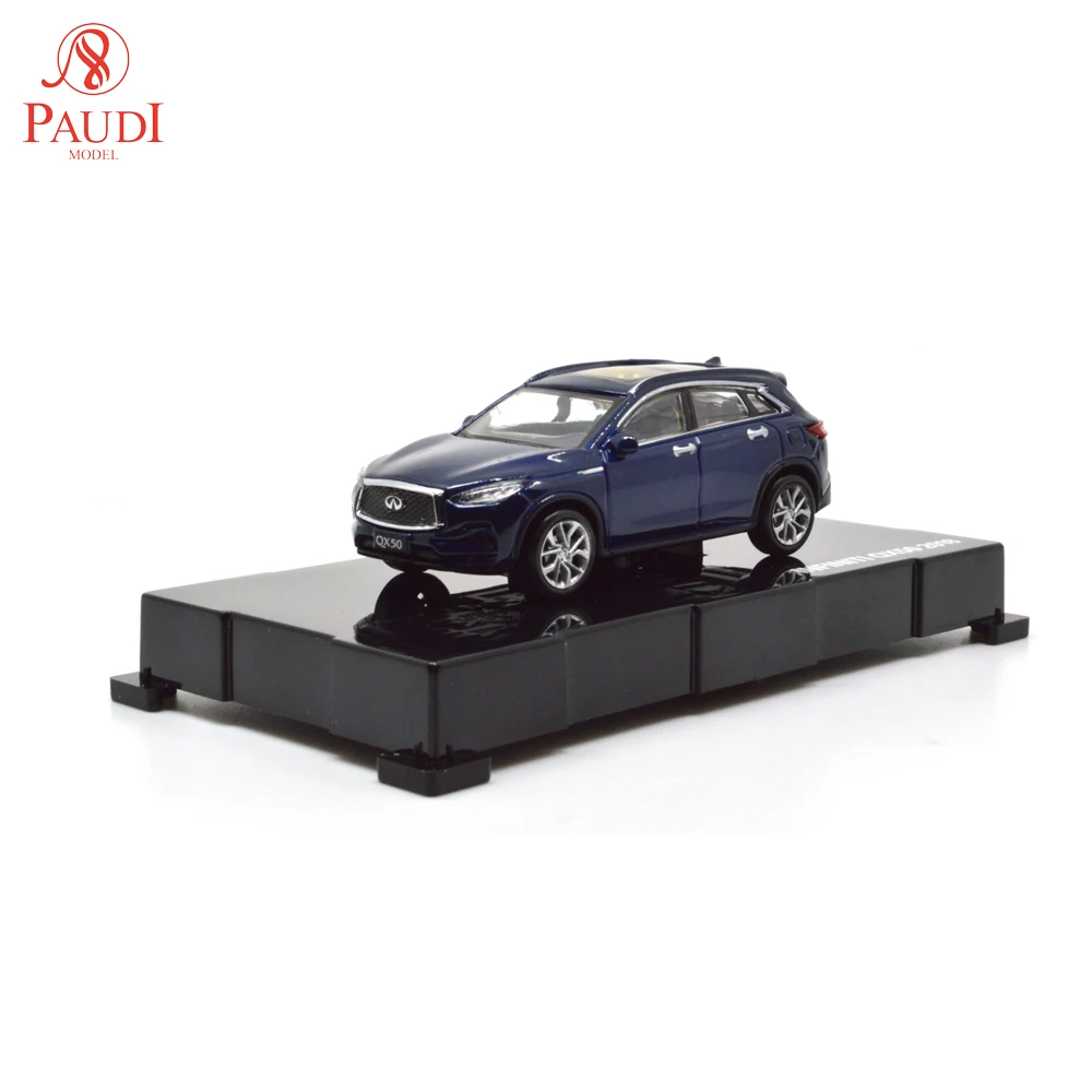 Модель Paudi 1/64 в масштабе 1:64 1 64 Infiniti QX50 голубая 2018 литой металлический автомобиль