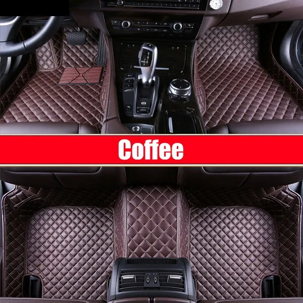 Coffee Автомобильные коврики SUNNY FOX для Lexus LS 430 460 600H L LS430 LS460 LS460L LS600H LS600HL автостайлинг ковровые вкладыши(2000-сейчас - Название цвета: Coffee
