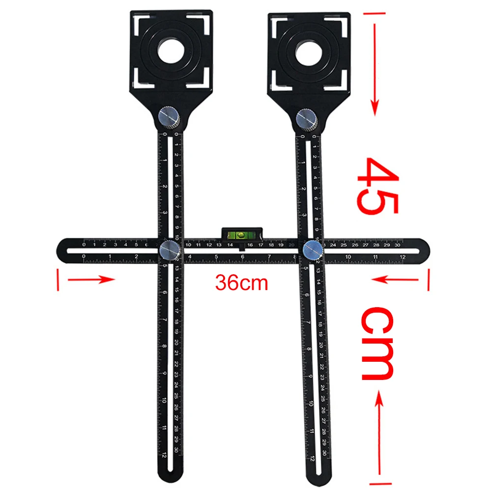 Локатор отверстий для керамической плитки Универсальный Регулируемый