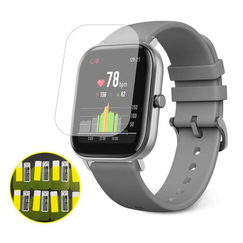 

5pcs Soft TPU Smartwatch LCD Protective Film Guard For Huami Amazfit GTS 1/2 Sport Smart Watch GTS2 Full Screen Protector Cover