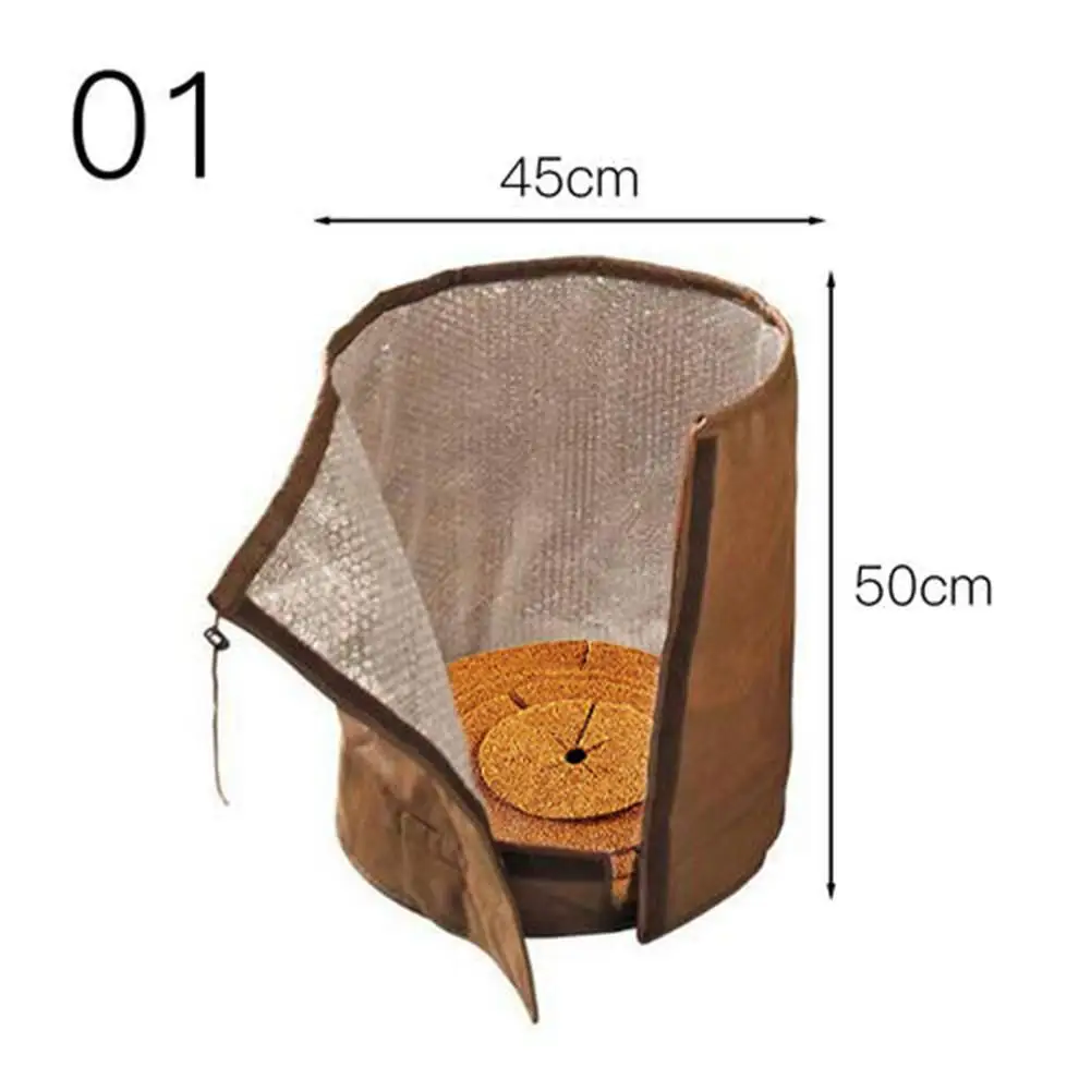 

Winter Plant Pot Protection Bag Anti UV Flower Pot Cover Reusable Double-layer Bubble Pouch Cold-proof Warm Garden Tool