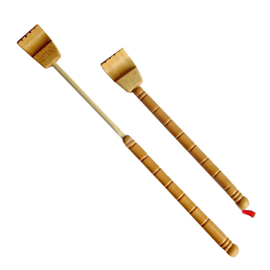 Выдвижной массажер для спины телескопический гибкий бамбуковый 1 шт. | Красота и