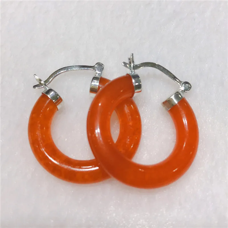 Красивые новые серьги из натурального фиолетового камня|earring findings silver|silver post