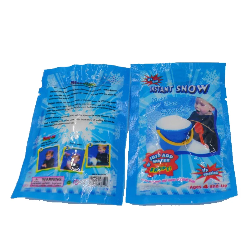 Искусственный снег мгновенный пушистый Снежинка порошок фестиваль Замороженные