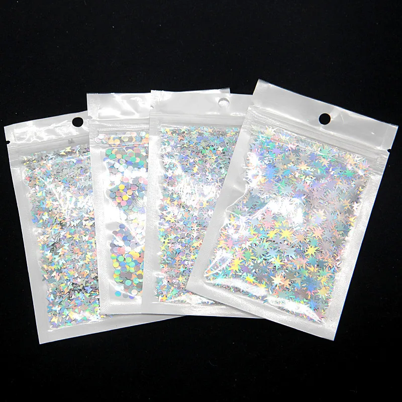 Ультратонкие Блестящие Блестки в форме кролика 4 мм блестки для ногтей искусства