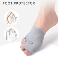 1pair toe separator hallux valgus corrector orthotics feet bone thumb straightener adjuster correction