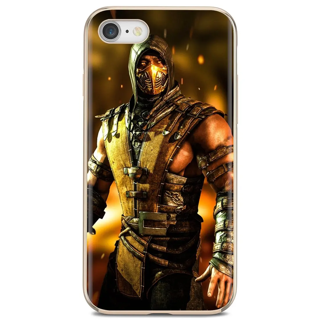 Мягкий чехол для телефона с изображением скорпиона в Mortal Kombat X маска iPhone iPod Touch 11 12