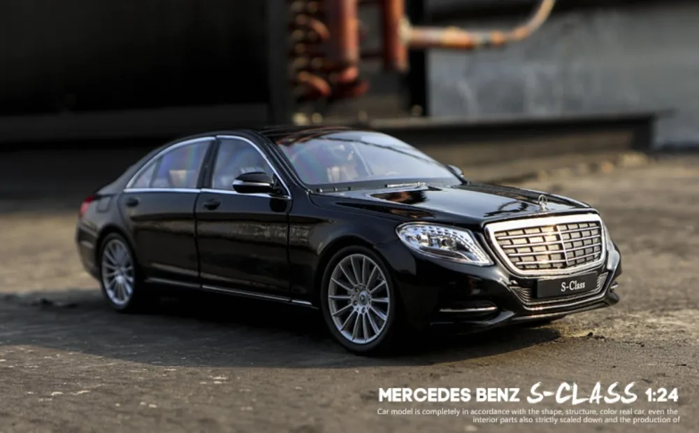Welly 1/24 1:24 Mercedes Benz S класс спортивный гоночный автомобиль Транспортное средство литье под давлением дисплей Модель игрушки на день рождения для детей мальчиков и девочек