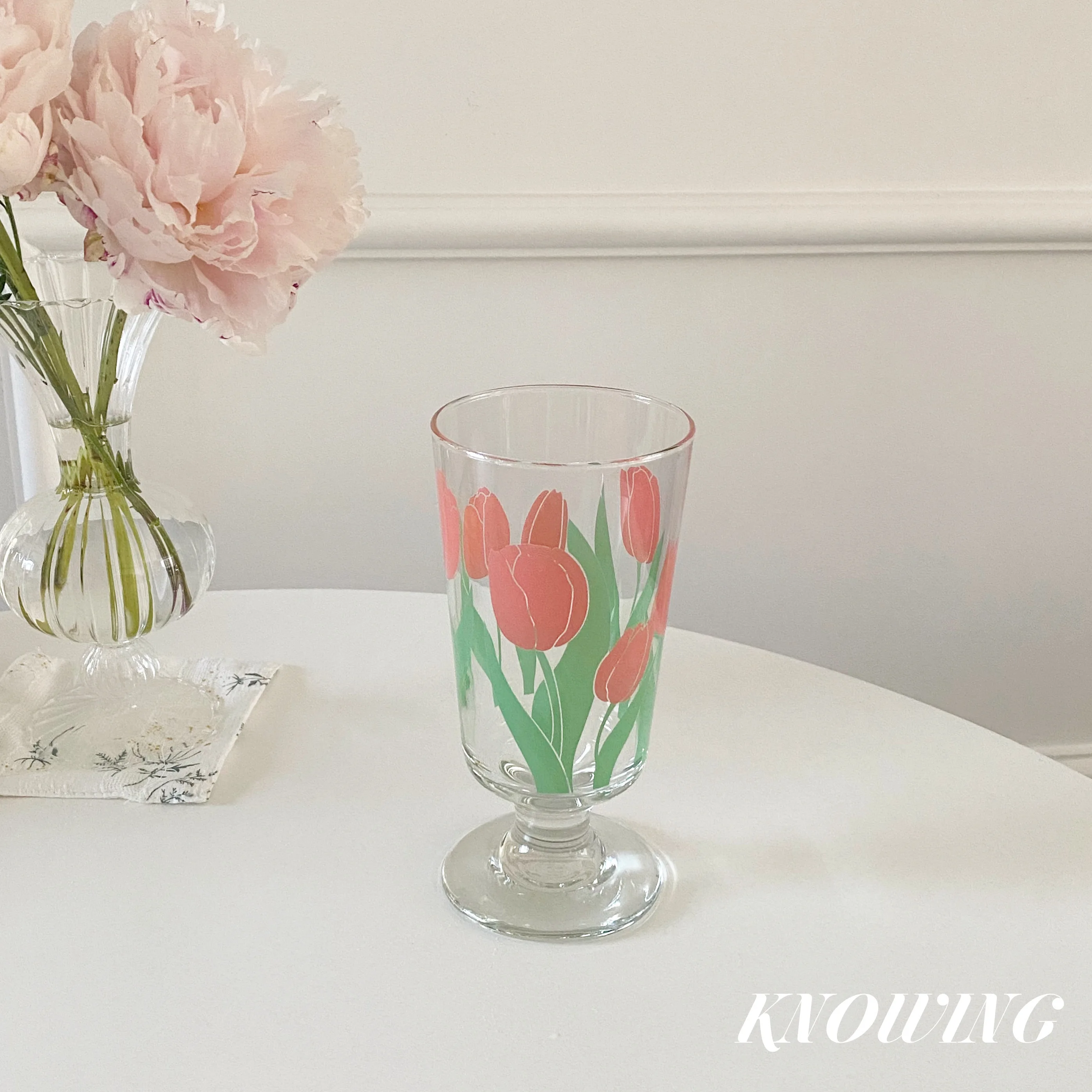 

Korean Glass Juice Milk Cup Cute Coffee Mug Nordic Water Cup Creative Cocktail Glass High Capacity Girl Gift Drinkware DA60BL