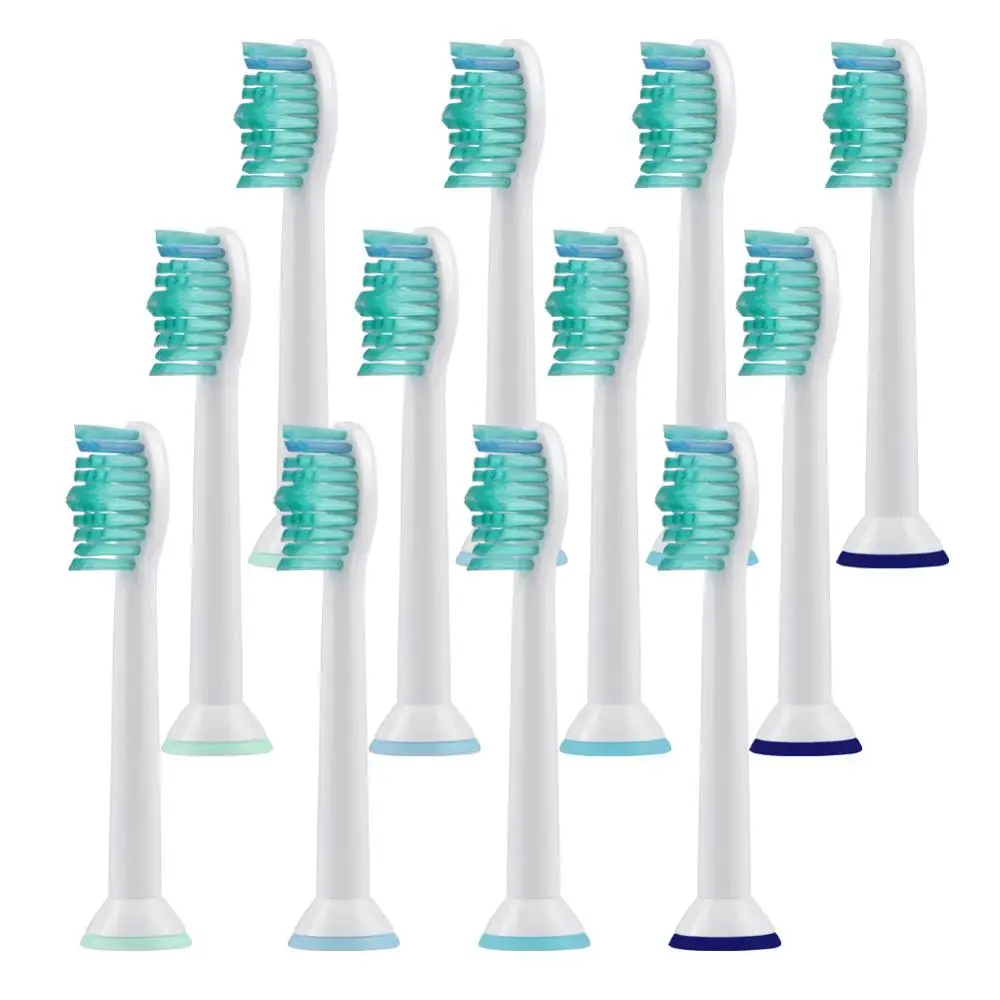 12 шт. сменные насадки для зубных щеток для Philips Sonicare Diamond Clean, proresyota, Sonicare ProtectiveClean, DailyClean