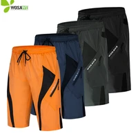 wosawe men gel padded downhill mtb shorts underwear base layer summer breathable riding bicycle mountain bike cycling underpants