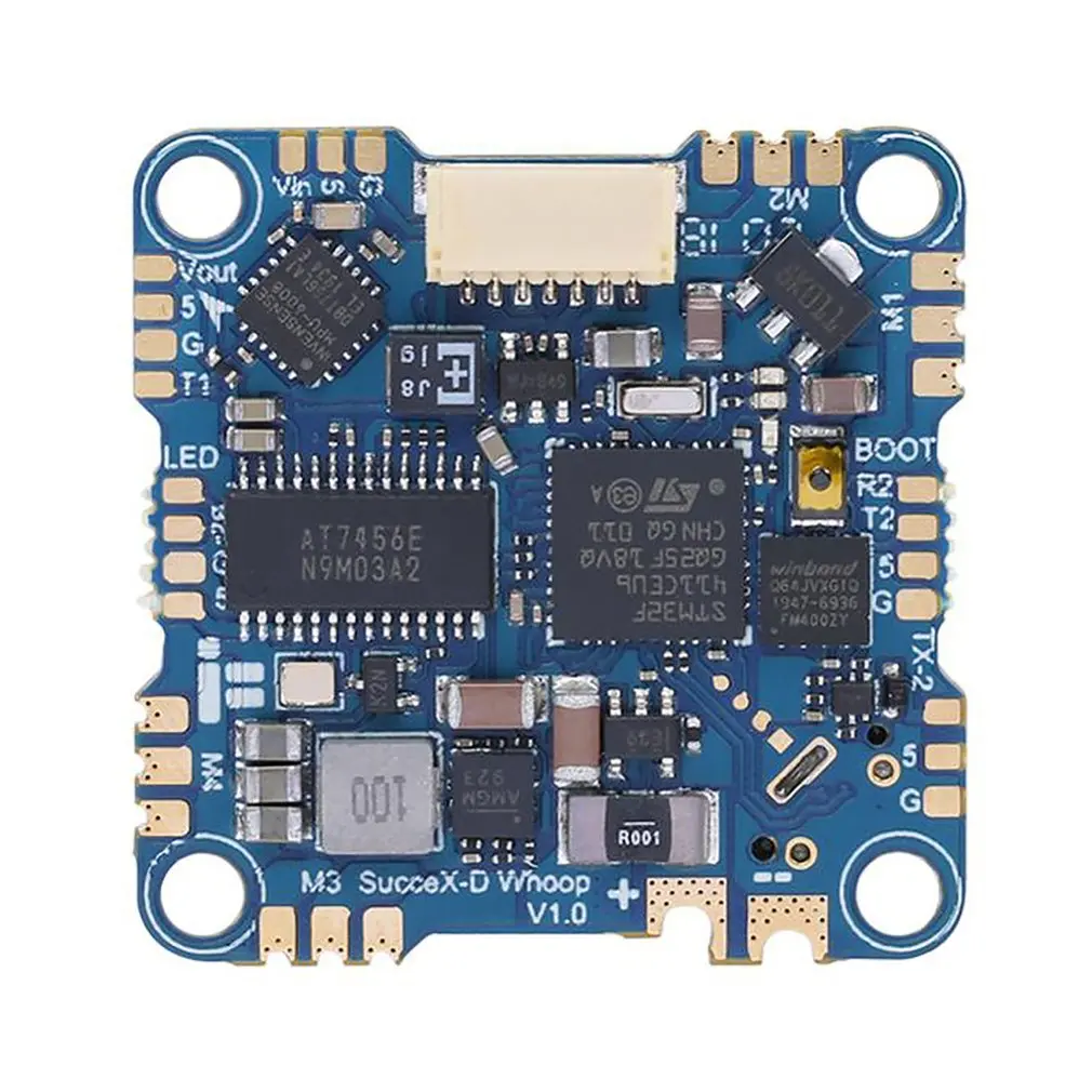 

Контроллер полета iFlight SucceX-D 20A Whoop F4 AIO Board (MPU6000) с 5 В 2A/10 в 2A BEC/Micro-USB разъемом для FPV drone part