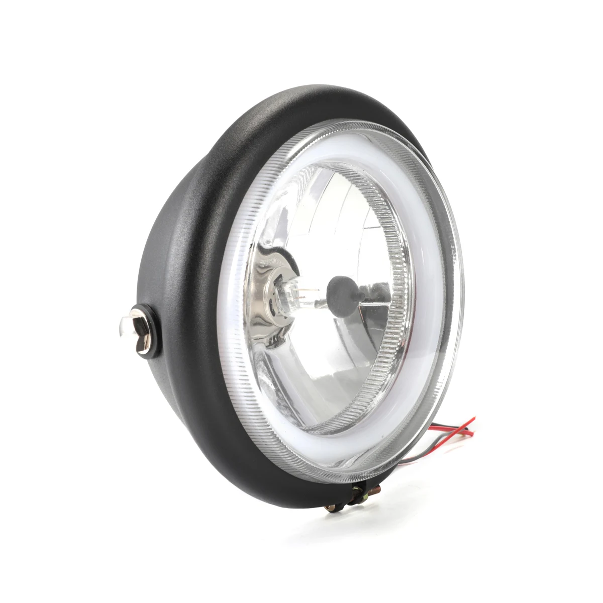 Кафе Racer мотоцикл фары H4 35 Вт винтажные круглые передние фары 12 в супер яркий скутер мотоциклетная фара универсальные