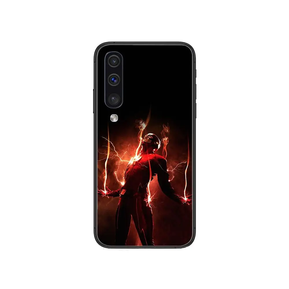 

The Flash tv style Phone cover hull For SamSung Galaxy S 8 9 10 20 21 S30 Plus Edge E S20fe 5G Lite Ultra black soft