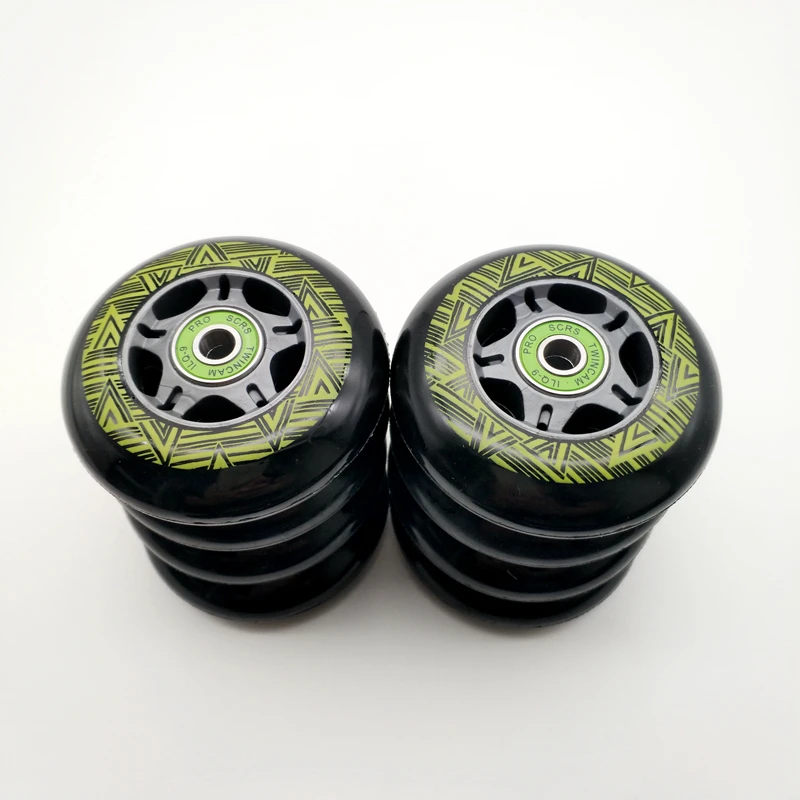 Бесплатная доставка роликовые колеса для коньков черные 85 а 80 мм | Спорт и