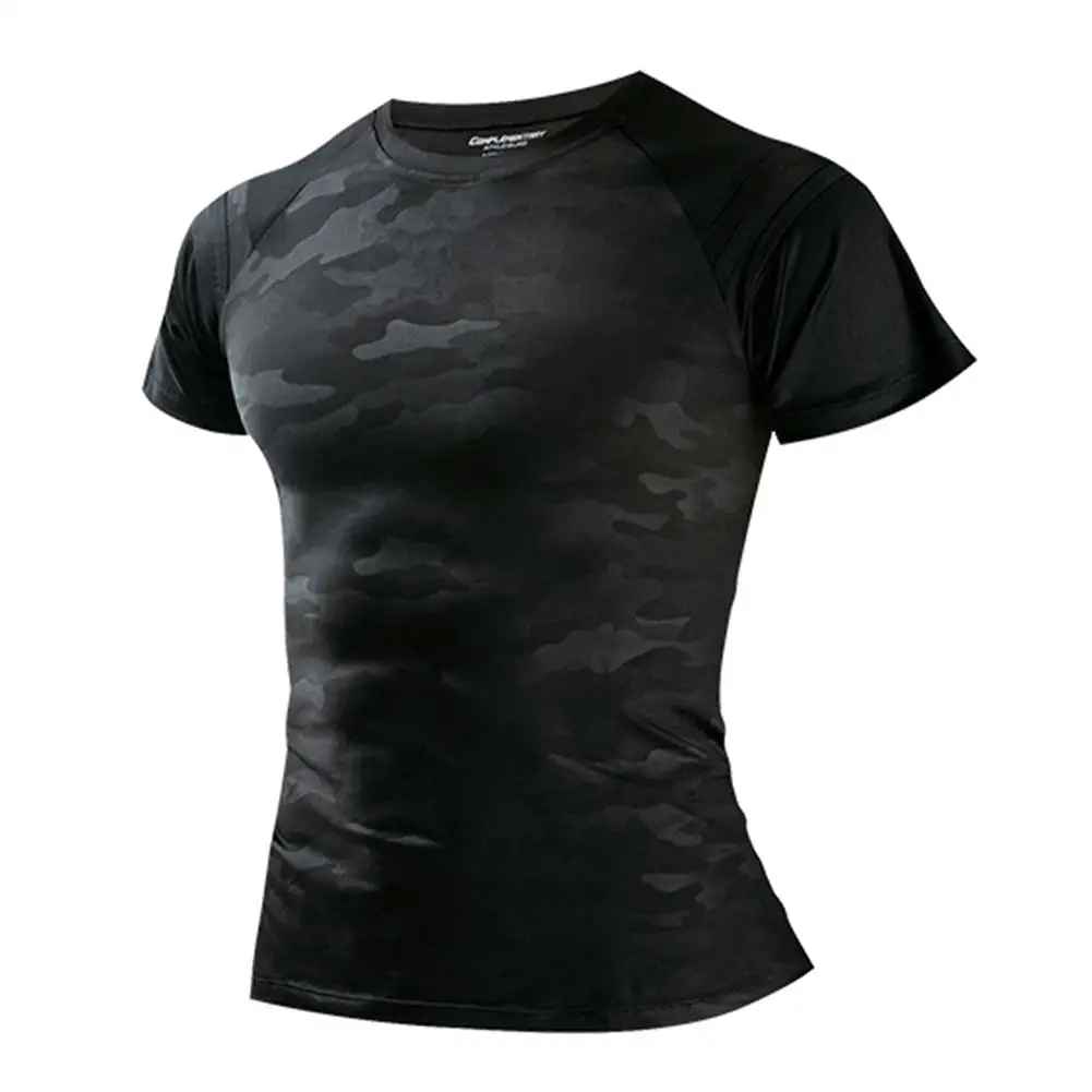 Для Мужчин's футболки для бега быстросохнущая Спортивное компрессионное белье