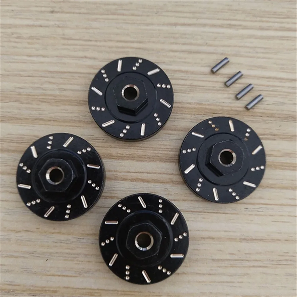 

4 шт Латунное колесо, противовес колеса, док-станция, для Axial SCX24 90081 1/24 RC игрушечный автомобиль