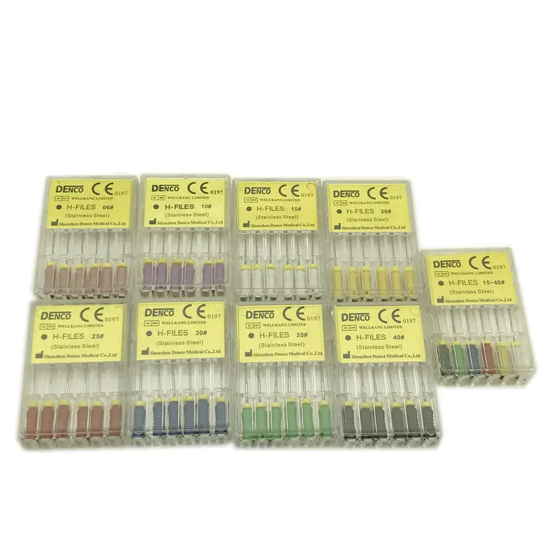 Эндододонтический корневой канал H файлы (Ручное использование)