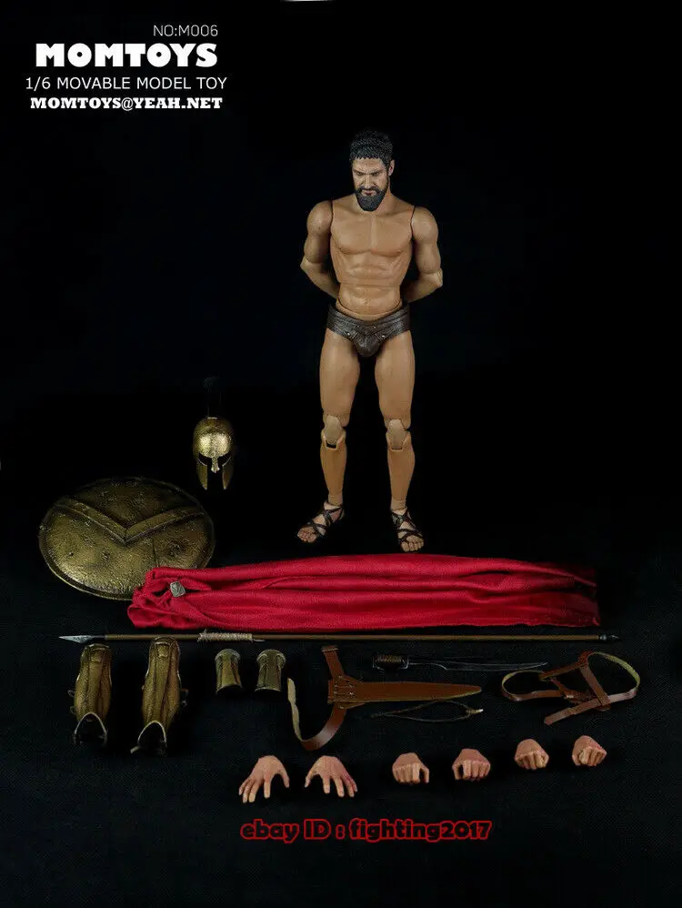 MOMTOYS древнегреческий воин Спартанский 300 король Спартак 1/6 фигура в