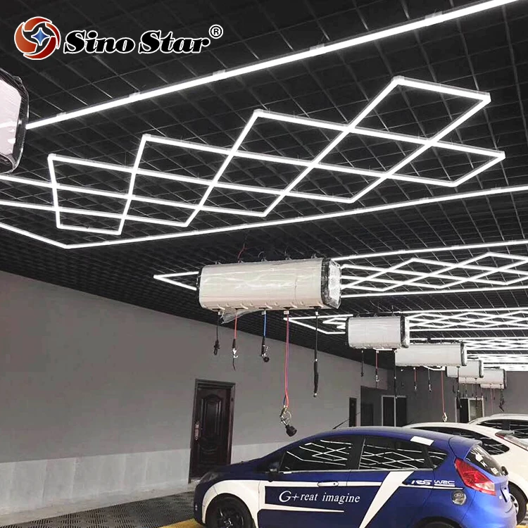 

ST2018 Hot sale Fashionable for Car workshop film coating export to New Zealand hexagon led lights