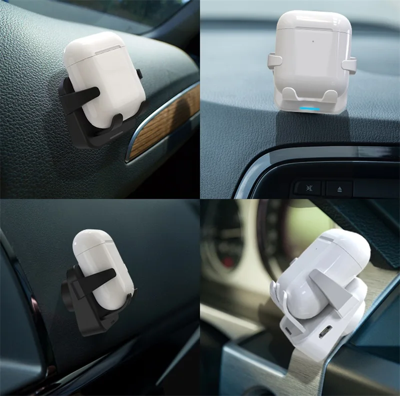 Новинка 2019 Беспроводная подставка для зарядного устройства airpod беспроводной
